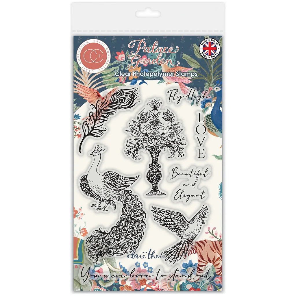 Craft Consortium Palace Garden Fly Clear Stamps ccdstmp003