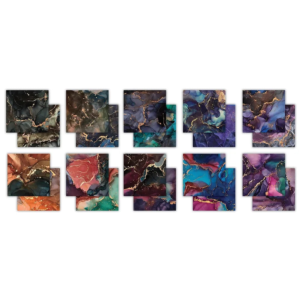 Craft Consortium Ink Drops Midnight 12 x 12 Paper Pad ccepad029 product image