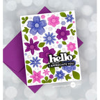 Altenew ZERO WASTE 3D FLORAL COVER Die ALT7522 hello | color-code:ALT02