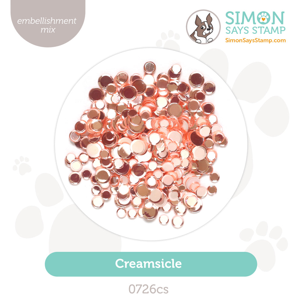 Simon Says Stamp Embellishment Mix Creamsicle 0726cs Every Happiness