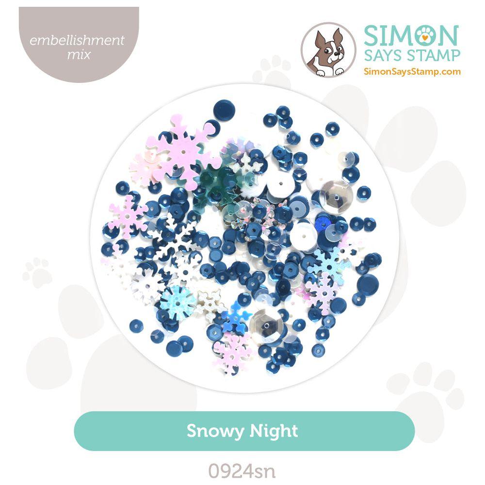 Simon Says Stamp Embellishment Mix Snowy Nights 0924sn Stamptember