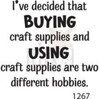 Riley And Company Funny Bones Two Different Hobbies Clear Stamp rwd-1267
