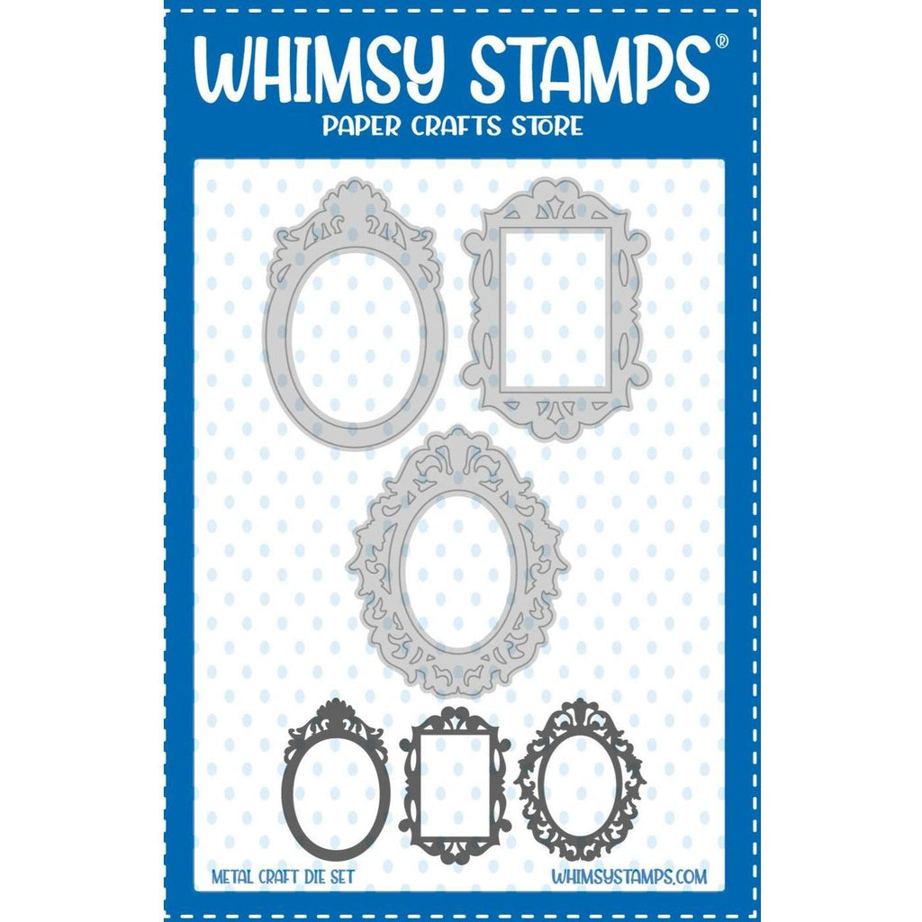 Whimsy Stamps Forever Cameo Frame Dies wsd214
