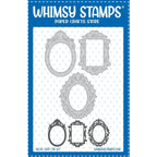 Whimsy Stamps Forever Cameo Frame Dies wsd214