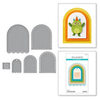 s5-619 Spellbinders Make a Wish Arch Labels Etched Dies product image