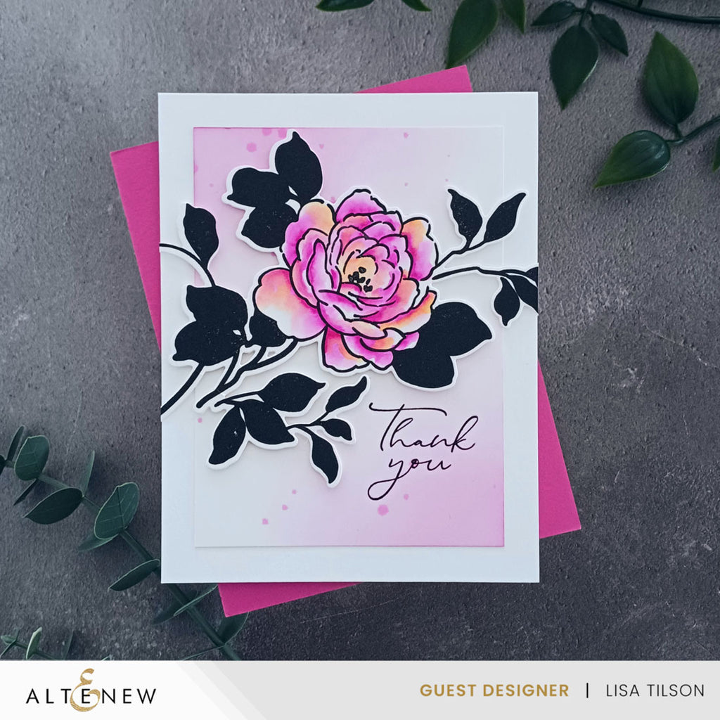 1-Altenew Enchanted Roses Press Plates alt10786 thank you