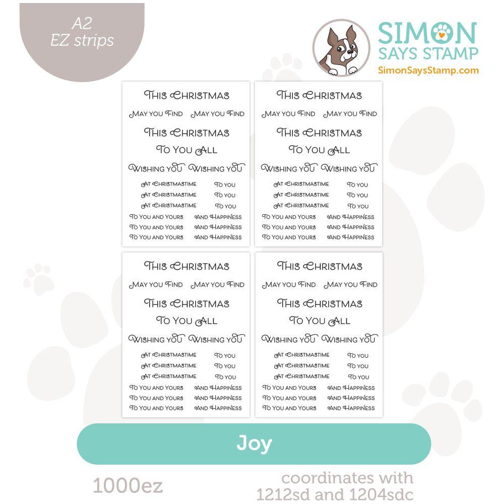 Simon Says Stamp EZ Strips Joy 1000ez DieCember