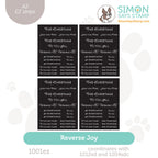 Simon Says Stamp EZ Strips Reverse Joy 1001ez DieCember