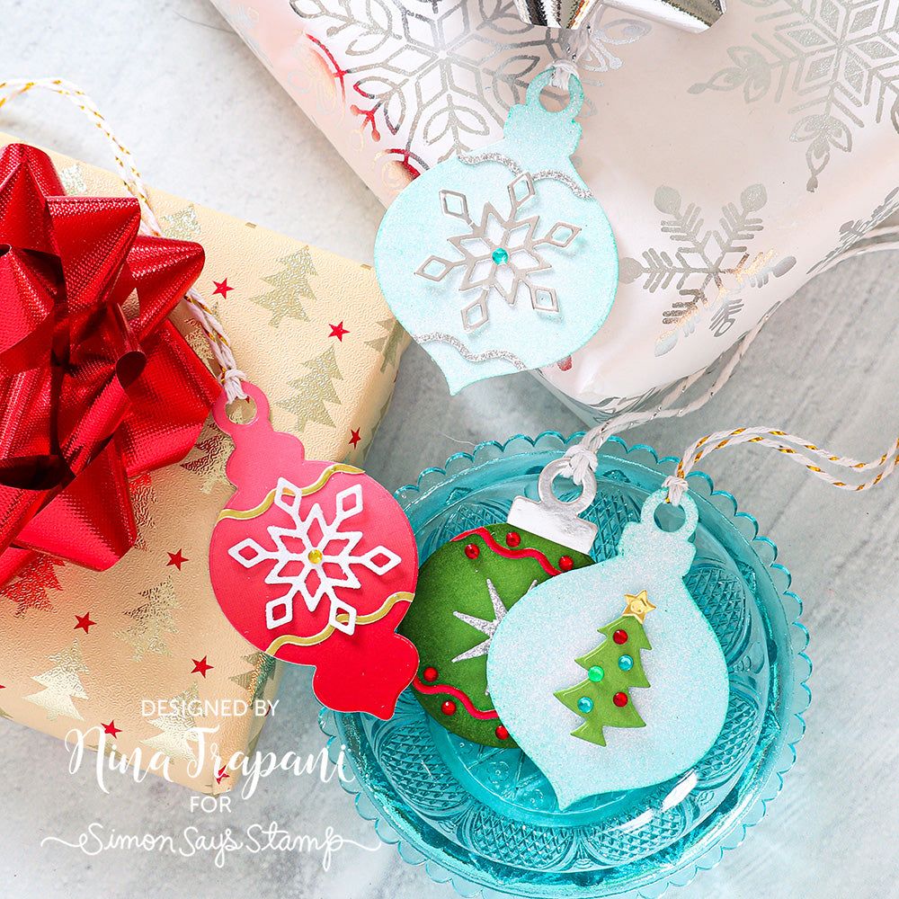 Simon Says Stamp Ornament Tags Wafer Dies 1002sd Christmas Tags | color-code:ALT01