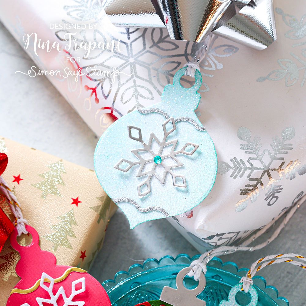 Simon Says Stamp Ornament Tags Wafer Dies 1002sd Christmas Tag  | color-code:ALT02