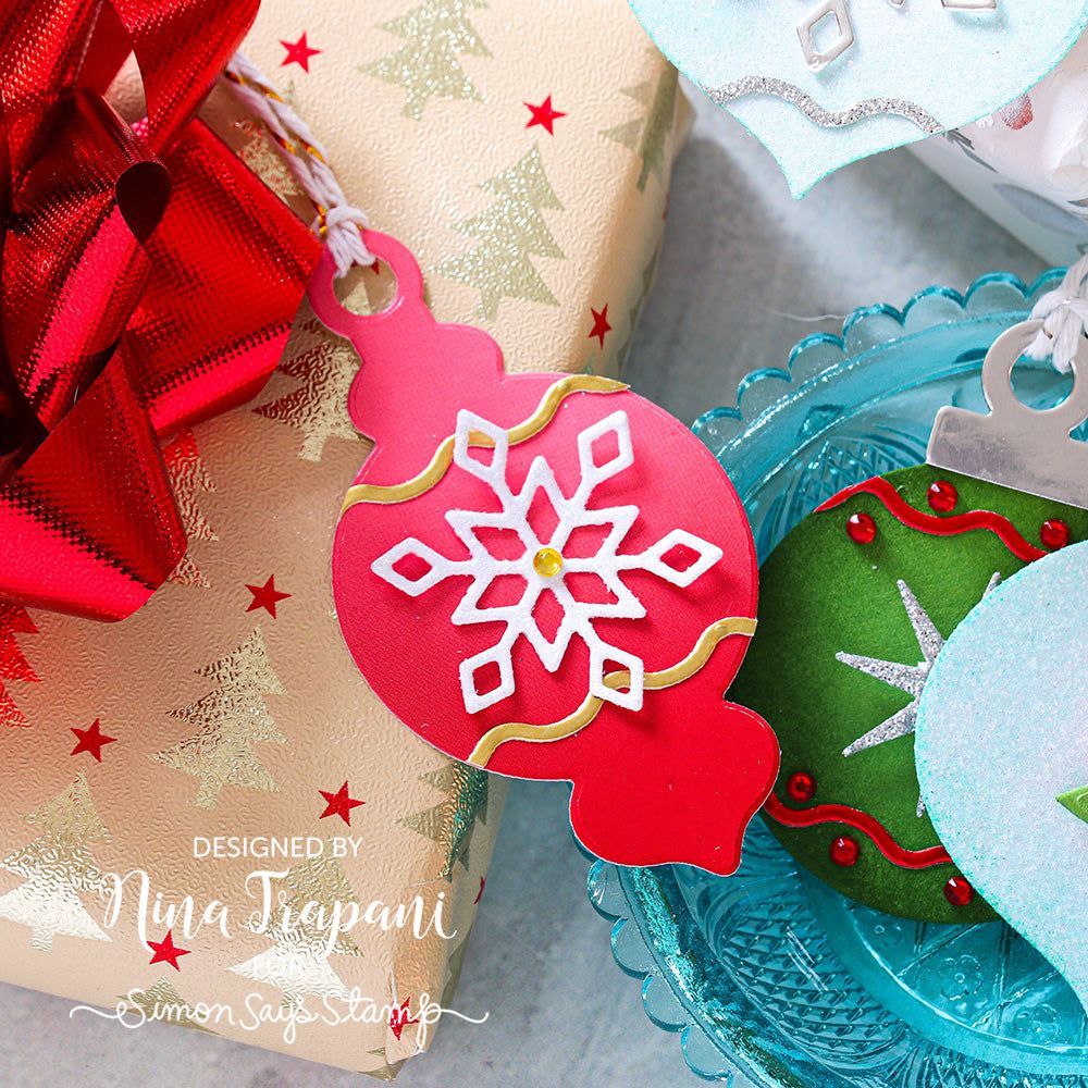 Simon Says Stamp Ornament Tags Wafer Dies 1002sd Christmas Tag | color-code:ALT03
