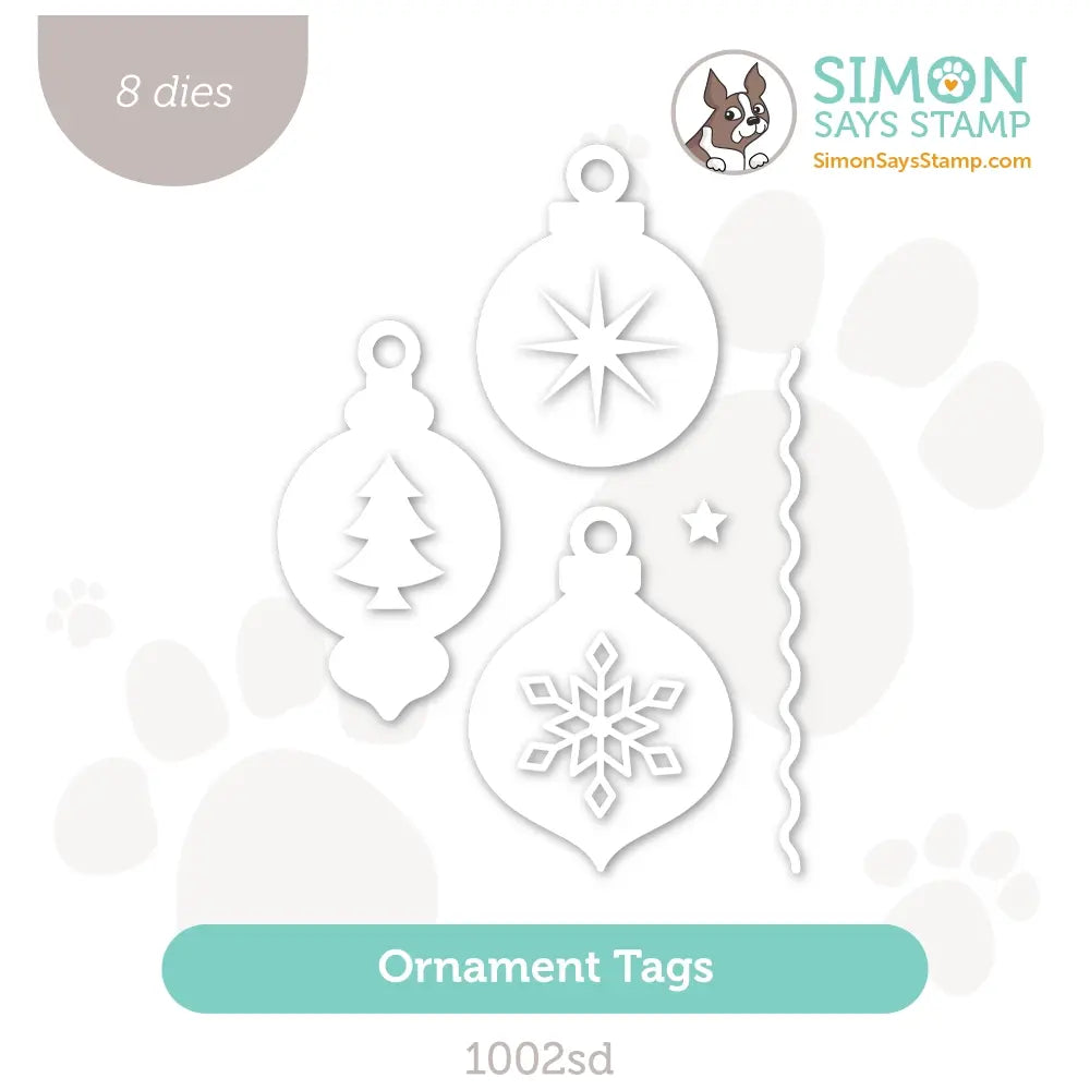 Simon Says Stamp Ornament Tags Wafer Dies 1002sd