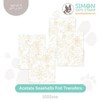 Simon Says Stamp Seashells Acetate Foil Transfer Sheets 1002ssa Sunny Vibes
