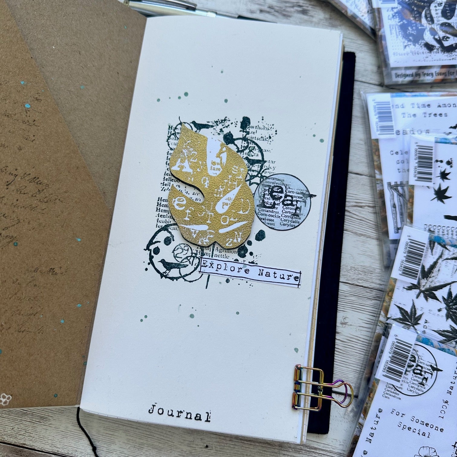 AALL & Create Leafle A6 Clear Stamps 1004 journal