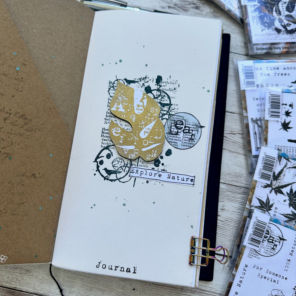 AALL & Create Leafle A6 Clear Stamps 1004 journal