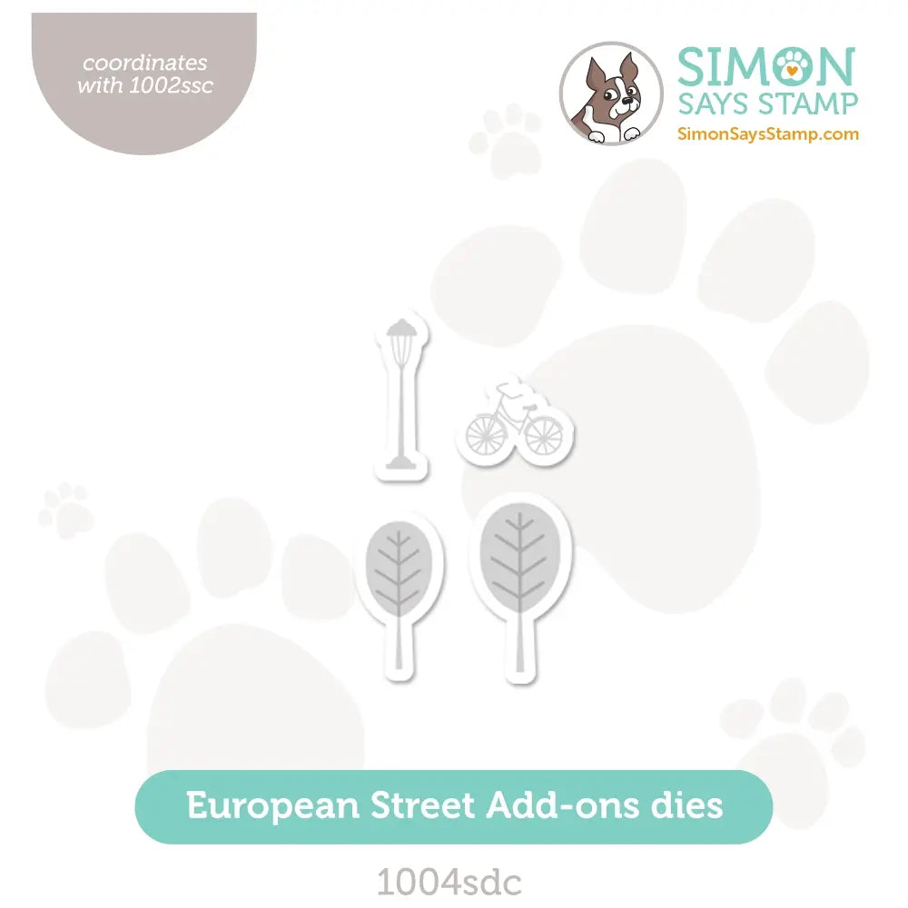 Simon Says Stamp European Street Add Ons Wafer Dies 1004sdc Smitten