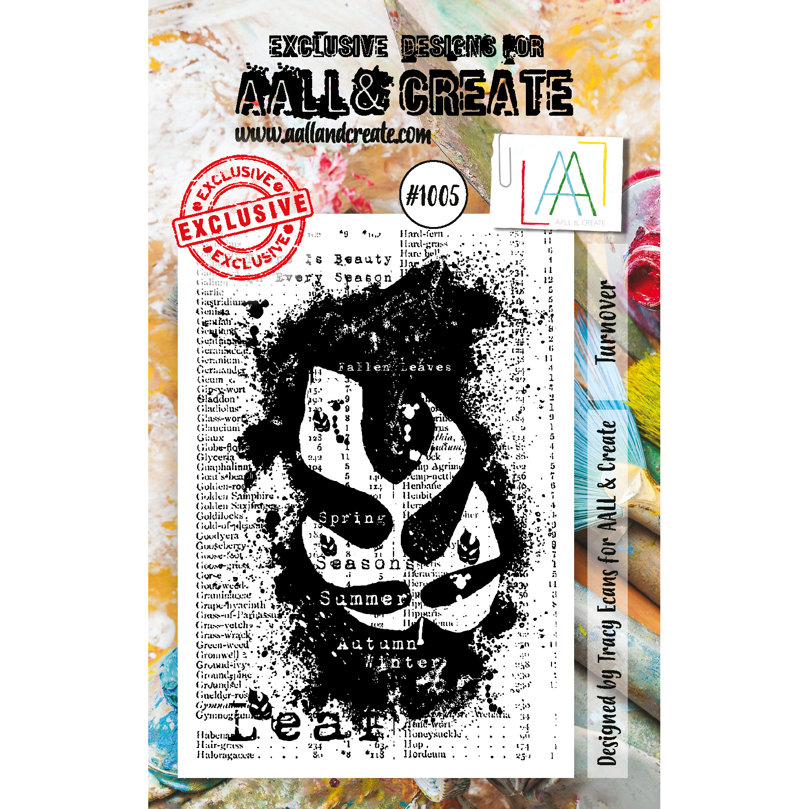AALL & Create Turnover A7 Clear Stamps 1005*