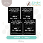 Simon Says Stamp Sentiment Strips Reverse Let's Party 1006sg Celebrate