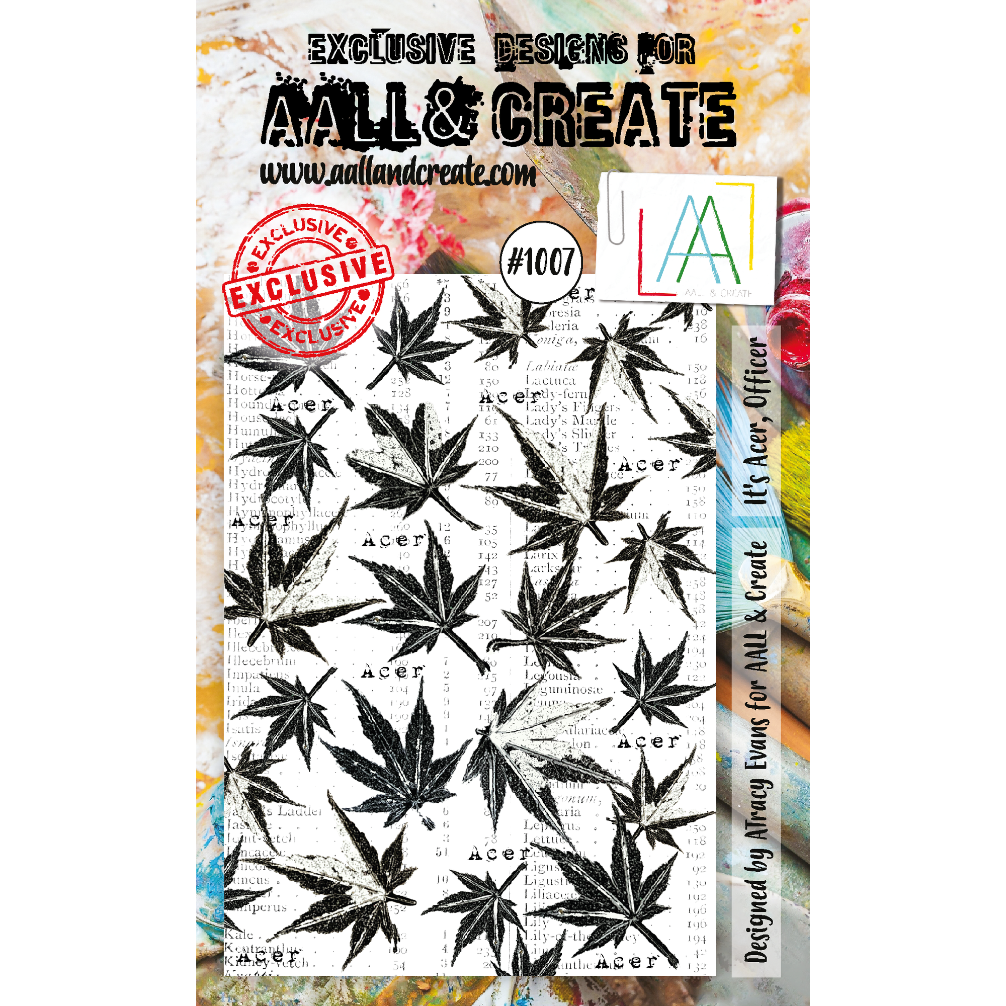 AALL & Create It's Acer, Officer! A6 Clear Stamps 1007