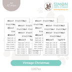 Simon Says Stamp EZ Strips Vintage Christmas 1007ez Sugar And Spice