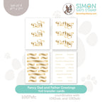 Simon Says Stamp Foil Transfer Cards Fancy Dad and Father Greetings 1007sfc Celebrate