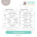 Simon Says Stamp Sentiment Strips Congratulations 1007sg Celebrate