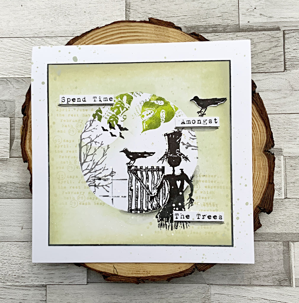 AALL & Create Scarecrow A6 Clear Stamps 1009 the trees