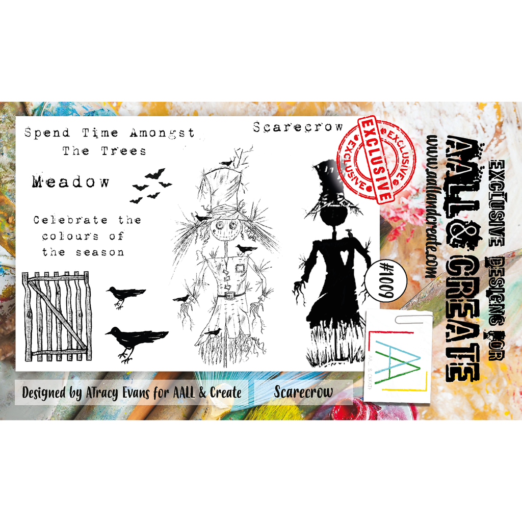 AALL & Create Scarecrow A6 Clear Stamps 1009
