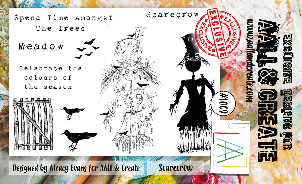 AALL & Create Scarecrow A6 Clear Stamps 1009