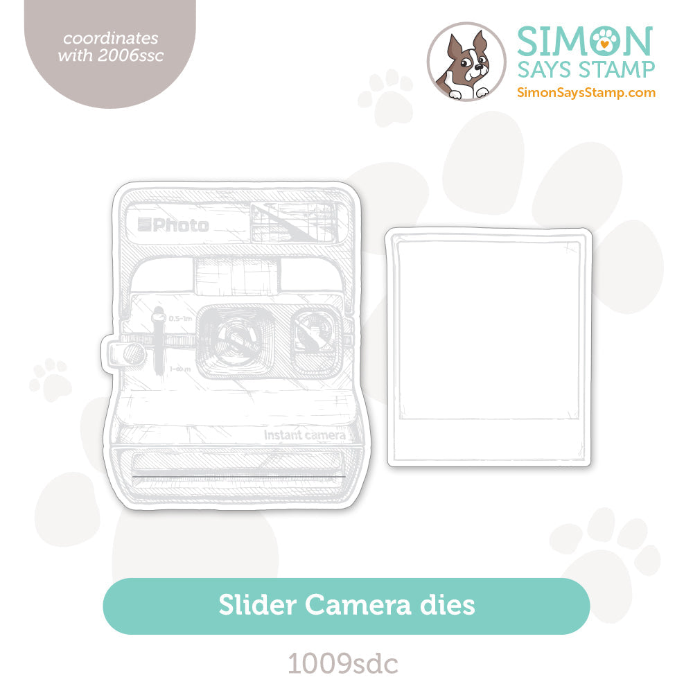 Simon Says Stamp Slider Camera Wafer Dies 1009sdc