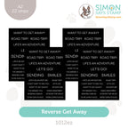 Simon Says Stamp EZ Strips Reverse Get Away 1012ez Friend Like You
