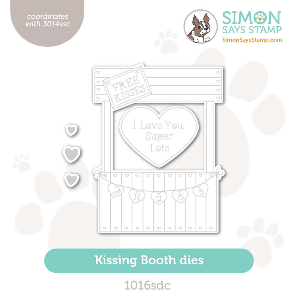 Simon Says Stamp Kissing Booth Wafer Dies 1016sdc Smitten
