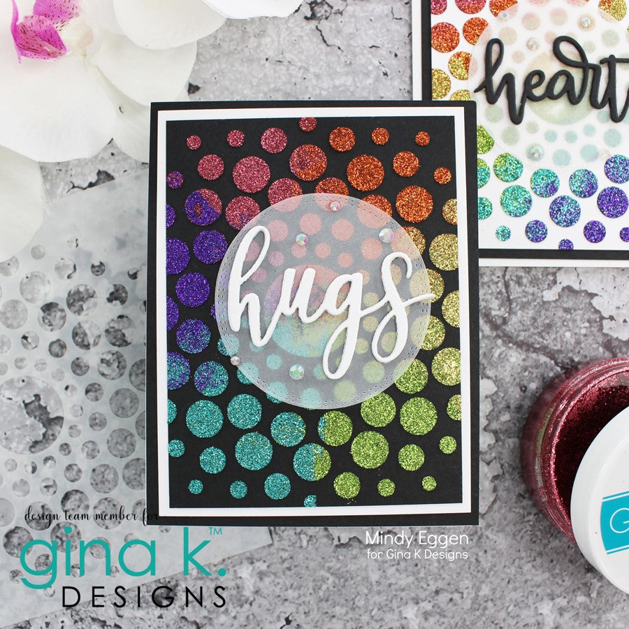 Gina K Designs HUGS Die 517 hugs