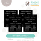 Simon Says Stamp EZ Strips Reverse Galentine's 1018ez Heart to Heart