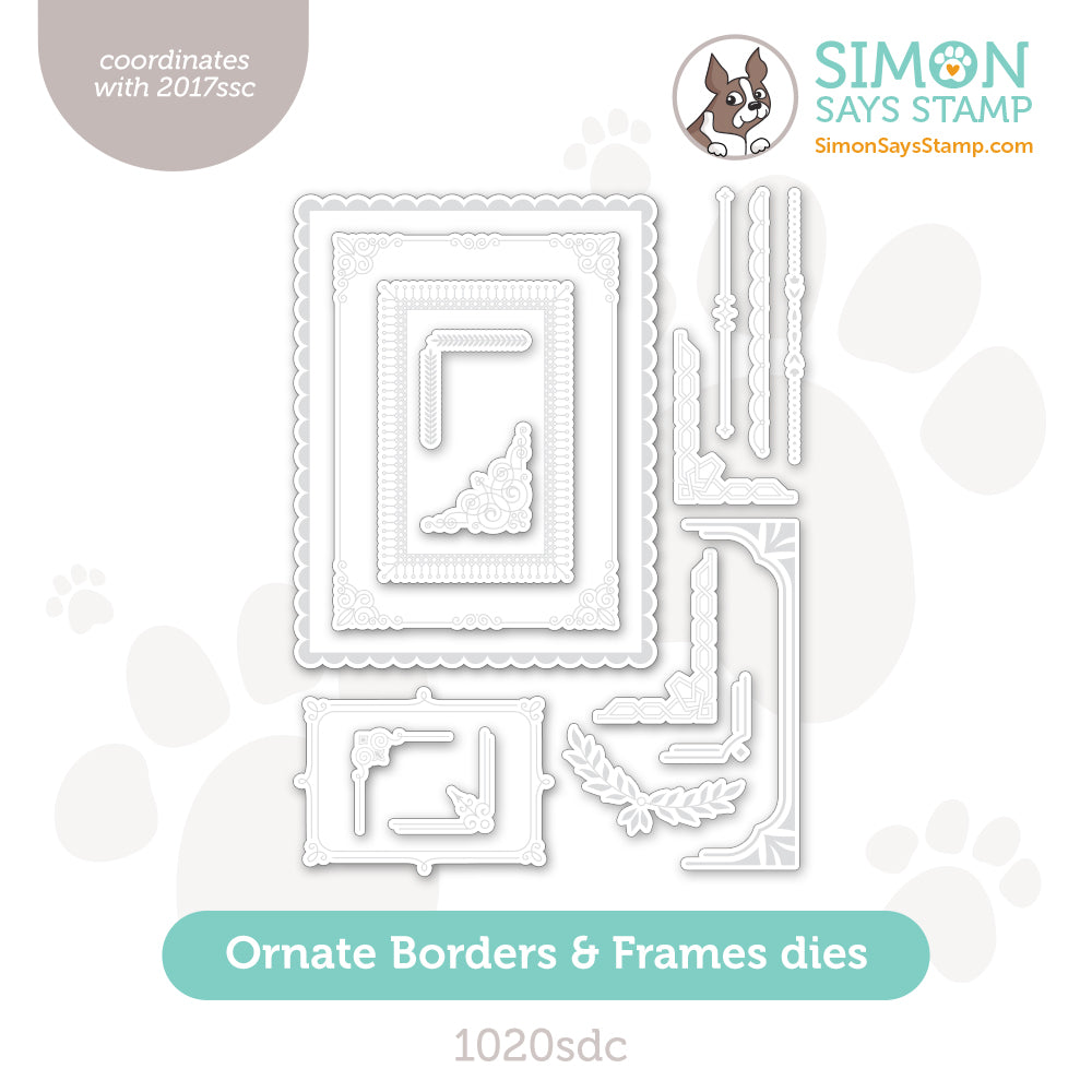 Simon Says Stamp Ornate Borders And Frames Wafer Dies 1020sdc Sweetheart