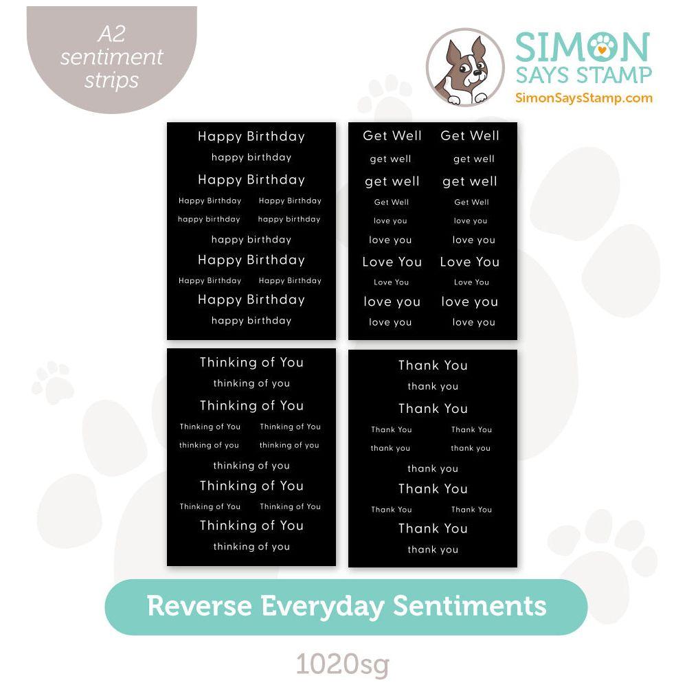 Simon Says Stamp Everyday Reverse Sentiment Strips Simon Says Stamp Everyday Reverse Sentiment Strips