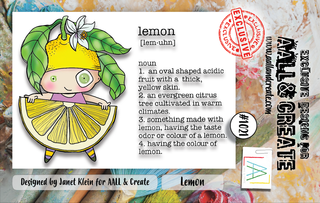 AALL & Create Lemon A7 Clear Stamps 1021