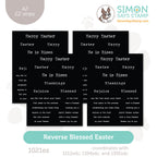 Simon Says Stamp EZ Strips Reverse Blessed Easter 1021ez