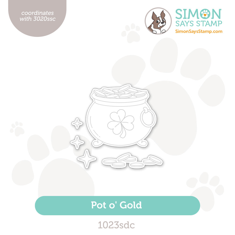 Simon Says Stamp Pot o' Gold Wafer Dies 1023sdc Splendor