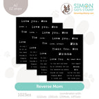 Simon Says Stamp EZ Strips Reverse Mom 1024ez In My Heart