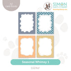 Simon Says Stamp Pack of 4 Card Fronts Seasonal Whimsy 1024sf