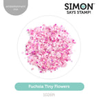 Simon Says Stamp Embellishment Mix Fuchsia Tiny Flowers 1026ft Sending Cheer
