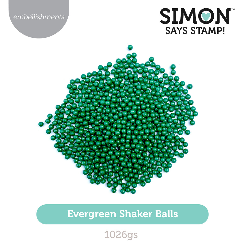 Simon Says Stamp Shaker Balls Evergreen Mini Pack 1026gs Sending Cheer