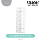 Simon Says Stamp Stacking Embellishment Jars 1026sj Sending Cheer