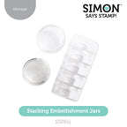 Simon Says Stamp Stacking Embellishment Jars 1026sj Sending Cheer