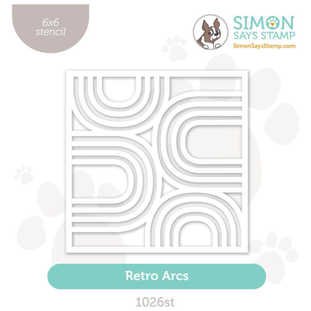 Simon Says Stamp Stencils Retro Arcs 1026st Be Bold