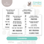 Simon Says Stamp EZ Strips XL Friendship 1027ez In My Heart