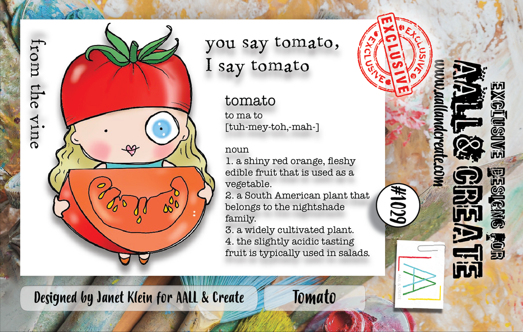 AALL & Create Tomato A7 Clear Stamps 1029