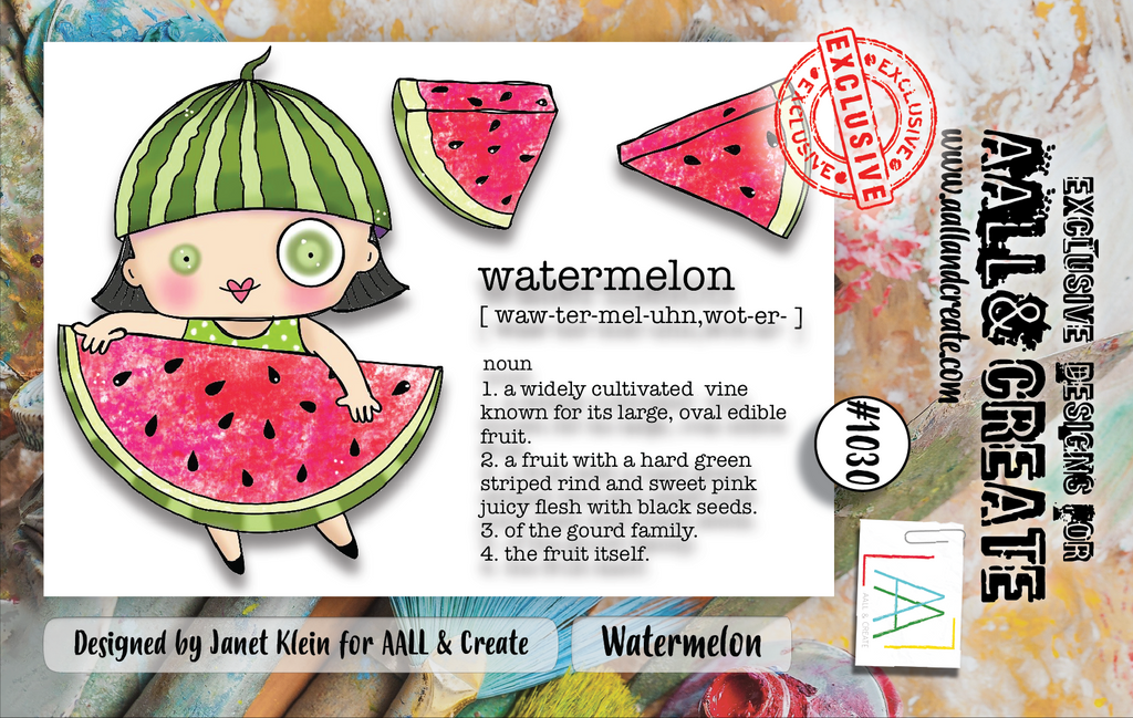 AALL & Create Watermelon A7 Clear Stamps 1030