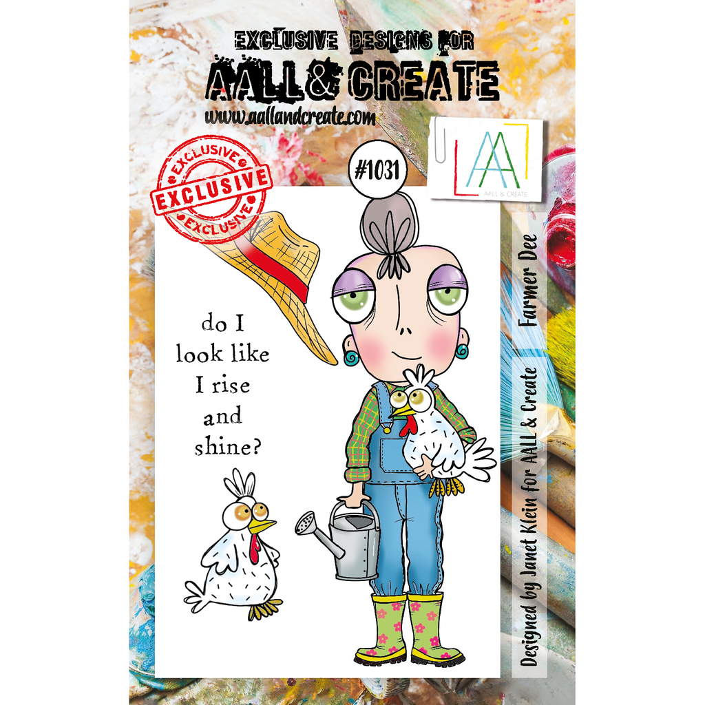 AALL & Create Farmer Dee A7 Clear Stamps 1031